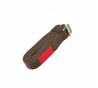 Ronyme Correa de Banda Flexible Cinta Estirable Poliéster Algodón con Hebilla Ajustable Adecuada para Sesiones de Entrenamiento Suave Mujeres Principiantes Uso Portátil, Marrón, 3M