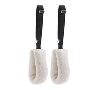 Ronyme Correas de Pilates Correas de Ejercicio Cintas de Entrenamiento Cuerdas de Reformer con Fijación Estable para Manos y Piernas y Ajuste a Diferentes, Blanco