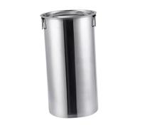 Ronyme Cubeta de Acero Inoxidable con Tapa Y Doble Asa para Bebidas Barril Lechero Multiusos Recipiente Elegante Adecuada para Fiestas Temáticas Catering, tal como se describe, 20x40cm 13L