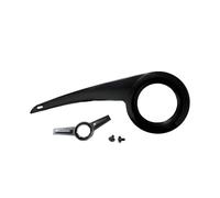 Ronyme Cubierta de Cadena de Bicicleta, Protector de bielas y Ruedas, fácil de Instalar, Resistente al Polvo, reemplaza Piezas de Bicicleta, Carcasa Ligera, Negro