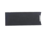 Ronyme Cubierta deslizante para portavasos, 5KD83253182V Camión de repuesto Cubierta de persiana enrollable para consola central fácil de instalar para Golf, Negro