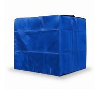 Ronyme Cubierta para Depósito de Agua IBC 1000l Protección Contra Lluvia Polvo Acceso al Tapón con Abertura 30cm Recorte Inferior para Desagüe Poliéster , Azul , 1000L/120X100X116cm