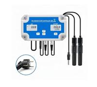 Ronyme de Acuario Medidor Controlador Analizador con Alta Precisión y Electrodos BNC Intercambiables Control de CO2 y Circulación Adecuado para Laboratorios Pruebas de Piscina Acuarios Comunitarios