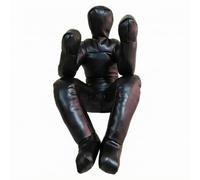 Ronyme de Entrenamiento Figura Anatómica Muñeco para Golpes Forma Robusta Relleno Suave Piel Sintética Adecuado para Entrenamiento de Striking Clases de, Negro, 140/20KG