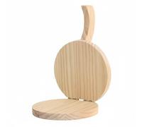 Ronyme Dumpling de Madera para Dumplings Moldeador de Empanadas Aplanador Manual de con Mango Ergonómico Adecuada para Preparar en Casa Dumplings Empanadas, Madera Grande Sin Tratar