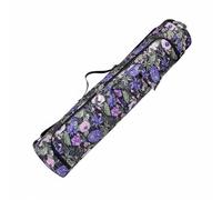 Ronyme Equipment Carrier Transportador de Esterilla Bolsa Cilíndrica Funda con Cremallera Resistente al Agua Material Nylon Poliéster Estampado de Hojas y, Style to 4, Talla Única