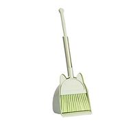 Ronyme Escoba para Niños Colección de Limpieza Juguetes Funcionales Artículos Infantiles Set de Barrer en Plástico Sólido Adecuado para Cumpleaños, Verde, Individual