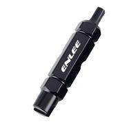 Ronyme Extractor de Núcleos de Válvula Herramienta para Retirar Núcleos de Válvula Tubo Neumático Reparación Aleación de Aluminio Compatible con Bicicleta Mo, Negro