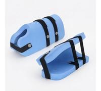 Ronyme Flotador Infantil para Piernas Ayuda de Natación Manguitos de Pierna Cinturón Acuático EVA Espuma Agradable a la Piel con Correas Regulables Adecuado, Azul, Largo