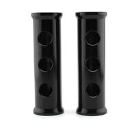 Ronyme Funda de Horquilla de Motocicleta Cubierta de Horquilla Protector de Tubo Tapa de Horquilla para 39mm en Aleación de Aluminio Robusta Mejora la, Negro B