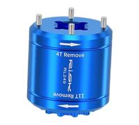 Ronyme Herramienta 2 en 1 para extraer Tapa del cigüeñal de Bicicleta, Extractor de aleación de Aluminio para Dub M9100.