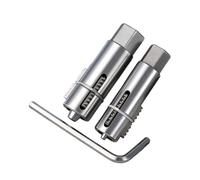 Ronyme Herramienta extractora de tuberías, extractor de tornillos pelados, resistente, herramienta para quitar grifos rotos y pernos de grifo oxidados, 12mm 14mm