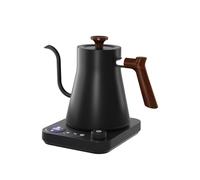 Ronyme Hervidor Eléctrico de Café con de Calentamiento Eficiente Control de Temperatura Versátil Fácil Cambio Entre Unidades Térmicas Superficie Mode, Negro, Individual