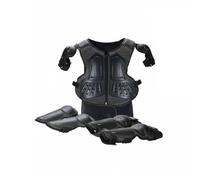Ronyme Infantil para Niños Equipo Resistente para Deportes de Impacto con Correas Flexibles y Acolchado para Dispersar Fuerza Adecuada para Balance Bike Patinaje Juegos al Aire Libre , Negro