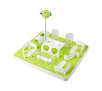 Ronyme Juguete de Laberinto de Comida Lenta para Gatos, Juguete Interactivo para Mascotas, alimentación Lenta, fácil de Limpiar, Accesorios para Mascotas,