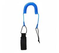 Ronyme Leash para Tabla de Surf Correa en Espiral Cuerda de de Pierna TPU Flexible 5 Mm Confort y Equilibrio en Salidas Largas Adecuado para Paddle Surf y Entrenamiento Acuático, Azul