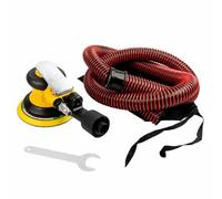 Ronyme Lijadora Orbital Aleatoria Antivibración | Salida ventilación Trasera, Lijadora con disco Soporte, Excéntrica, Esmeriladora Doble Acción, para Taller, 5 Pulg, Con Polvo