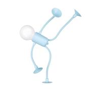 Ronyme Luz Nocturna Lámpara de Mesa Figura Deportiva Lámpara Decorativa Material PP Flexible Y Divertida Adecuada para Dormitorio Regalo Sala de Estar, Azul