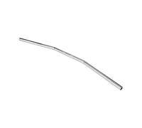 Ronyme Manillar de 1" y 25 mm con curvatura de barra de arrastre, repuestos, accesorios, estilo bobber, cruiser, profesional, fácil instalación, diseño, Plata
