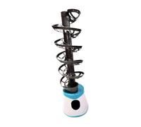 Ronyme Máquina de Servicio de Tenis de Mesa, Robot Lanzador automático de Tenis de Mesa portátil para Principiantes/Amantes del Lanzador de Tenis de Mesa, Capacidad para 50
