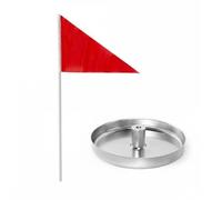 Ronyme Marcador de Objetivo de Golf Copa de Putting Hoyo Bandera Accesorio Campo Metal Anticorrosión Acero Inoxidable 304 con Referencia a Distancia Adecuado