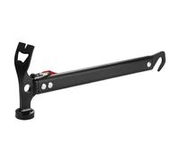 Ronyme Martillos para Acampar, martillos para estacas de Carpa, Resistentes, con Mango de aleación de Aluminio, Accesorio con abridor de Botellas, Negro