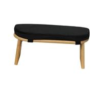 Ronyme Meditation Bench Stabures de Plegable Asiento ergonómico Comodidad de bambú de bambú de del Banco para la Oficina del balcón de la, Negro