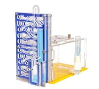 Ronyme Nido de cría para Hormigas, Nido de Hormigas acrílico, Caja Transparente de Exhibición de Juguetes Educativos, Granja de Hormigas para Amantes, Regalo de Cumpleaños, Azul