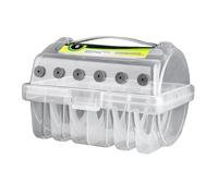 Ronyme Organizador de Hilo de Pescar, Estuche para Hilo de Pescar, Enrollador de Hilo Resistente, 6 Compartimentos,