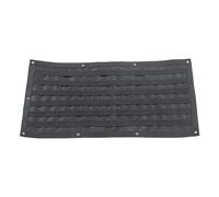 Ronyme Organizador de maletero de coche, accesorios para coche, bolsa de tela Oxford, apta para panel JK Tailgate Mollle, almacenamiento de herramientas y kit de emergencia, 73 x 36 x 2 cm
