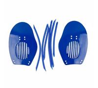 Ronyme P de Entrenamiento de Natación P Tabla Pala con Ajuste Personalizable Mejora la el Tirón y la Tracción Materiales Resistentes Adecuada , Azul