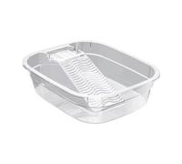 Ronyme Palangana con Lavadero Integrado Barreño para Ropa de Lavado Y Cubeta Funcional de PP Ligero Adecuado para Uso Doméstico Y Dormitorios, Blanco, Individual