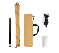 Ronyme Pantalla Cortaviento Exterior Paraviento Barrera Antiviento Muro Protector con Tela Oxford Resistente y Varillas de Hierro para Mayor Adecuada para