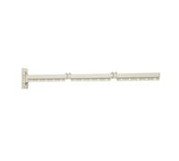 Ronyme Perchero Plegable de Pared para Ropa Soporte de Secado Barra Colgadora Organizador de Lavandería Brazo con Que Forma Soporte en Ángulo Adecuado para , Blanco Lechoso , Tres Pliegues