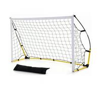 Ronyme Portería de Fútbol Entrenamiento Red Arco Meta Resistente Portátil Plegable con Montaje sin Herramientas y Red Estacas Incluidas y Bolsa Adecuada para, 6x4ft