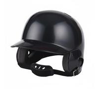 Ronyme Protector Infantil de Béisbol Casco con Protector Facial Doble Oreja Absorción de Impactos Ventilación Interna Diseñado para Práctica Juegos, Negro, Niños
