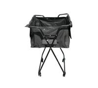Ronyme Recogedor de Pelotas Carrito de Tenis Carro de Entrenamiento Cesta de Almacenamiento Estructura Sólida Plegable Ruedas Multidireccionales Adecuado