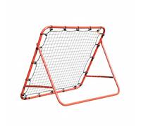 Ronyme Red de Deportivo Red Entrenamiento Portería Fútbol Práctica Plegable Marco Acero Malla Firme Duradera Adecuada para Control y Pase Colegios Patios, Rojo