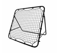 Ronyme Red de Deportivo Red Entrenamiento Portería Fútbol Práctica Plegable Marco Acero Malla Firme Duradera Adecuada para Control y Pase Colegios Patios, Negro