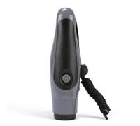 Ronyme Silbato Electrónico Profesional Silbato Bocina Dispositivo Alarma Potente 125 Db Botón Redondo y Selector de 3 Sonidos Plástico Ligero con Estuche y, Gris