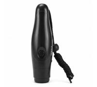 Ronyme Silbato Electrónico Profesional Silbato Bocina Dispositivo Alarma Potente 125 Db Botón Redondo y Selector de 3 Sonidos Plástico Ligero con Estuche y, Negro