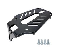 Ronyme Soporte de extensión para portaequipajes trasero de motocicleta, placa base de montaje, soporte extendido para maletero de bicicleta eléctrica, Negro