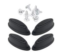 Ronyme Soporte lateral inferior para equipaje, almohadilla para pies de maleta, almohadilla para pie de repuesto Premium, soporte inferior para equipaje para