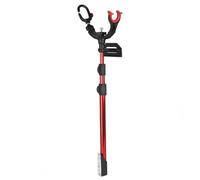 Ronyme Soporte para Caña de Pescar Telescópico con Estructura Ajustable Base Metálica y Abrazadera Adecuado para Uso de Pescadores en Orilla O Embarcación, Rojo, Modelo para Caja De Pesca