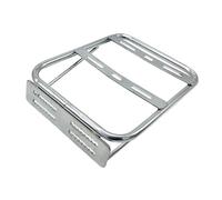 Ronyme Soporte para maletero de motocicleta, portaequipajes trasero, soporte para maletero de vehículo eléctrico, portabicicletas eléctrico, respaldo, Plata
