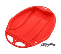 Ronyme Trineo para Niños con Tabla Deslizante de PE Trineo de Descenso LUGE de Nieve Y Juguete de Invierno para Niños Y Niñas Adecuado para Deportes Invernal, Rojo