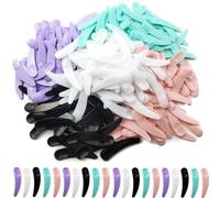 RONYOUNG - Juego de 300 mini espátula para cosméticos a granel disponer mini espátulas de maquillaje de plástico, máscara para mezcla y muestra