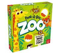 ROO Games Peek-A-Boo Zoo - Sé el Primero en Descubrir al Animal perdido - para Mayores de 3 años - Un Juego de Mesa de adivinación para niños pequeños y familias