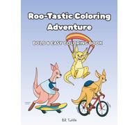 Roo-Tastic Coloring Adventure: Bold & easy coloring book