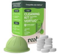 Roobi Kit de limpieza compatible con Nespresso Vertuoline. Incluye 1 cápsula reutilizable y 12 tabletas de limpieza. Kit limpiador Vertuoline neutro de carbono